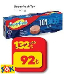 SUPERFRESH TON BALIĞI 3X75 G SUPERFRESH TON BALIĞI 3X75 G